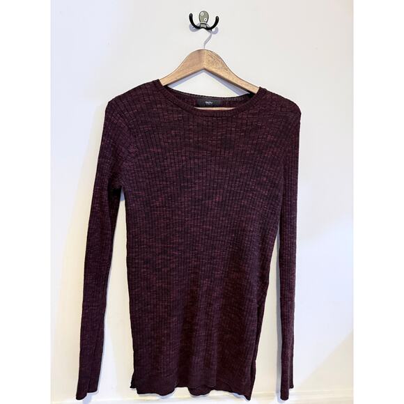 Mossimo Burgandy Womens Cozy Sweater Dress Size Large - Picture 1 of 6